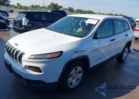 2016 Jeep Cherokee Sport from USA, damaged, VIN 1C4PJLAB6GW264750